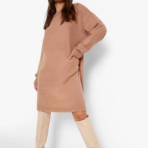 Side split tunic sweater